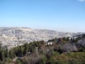 City Ã¢â¬â¹Ã¢â¬â¹of Jerusalem. Israel. Panorama of the religious architecture of the old part of the city. Royalty Free Stock Photo